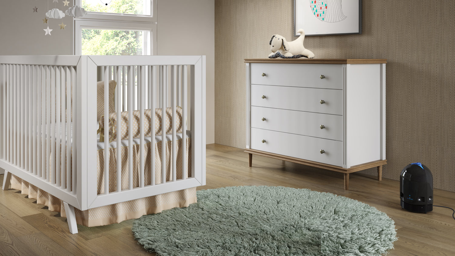 airfree P150 para o quarto do bebe