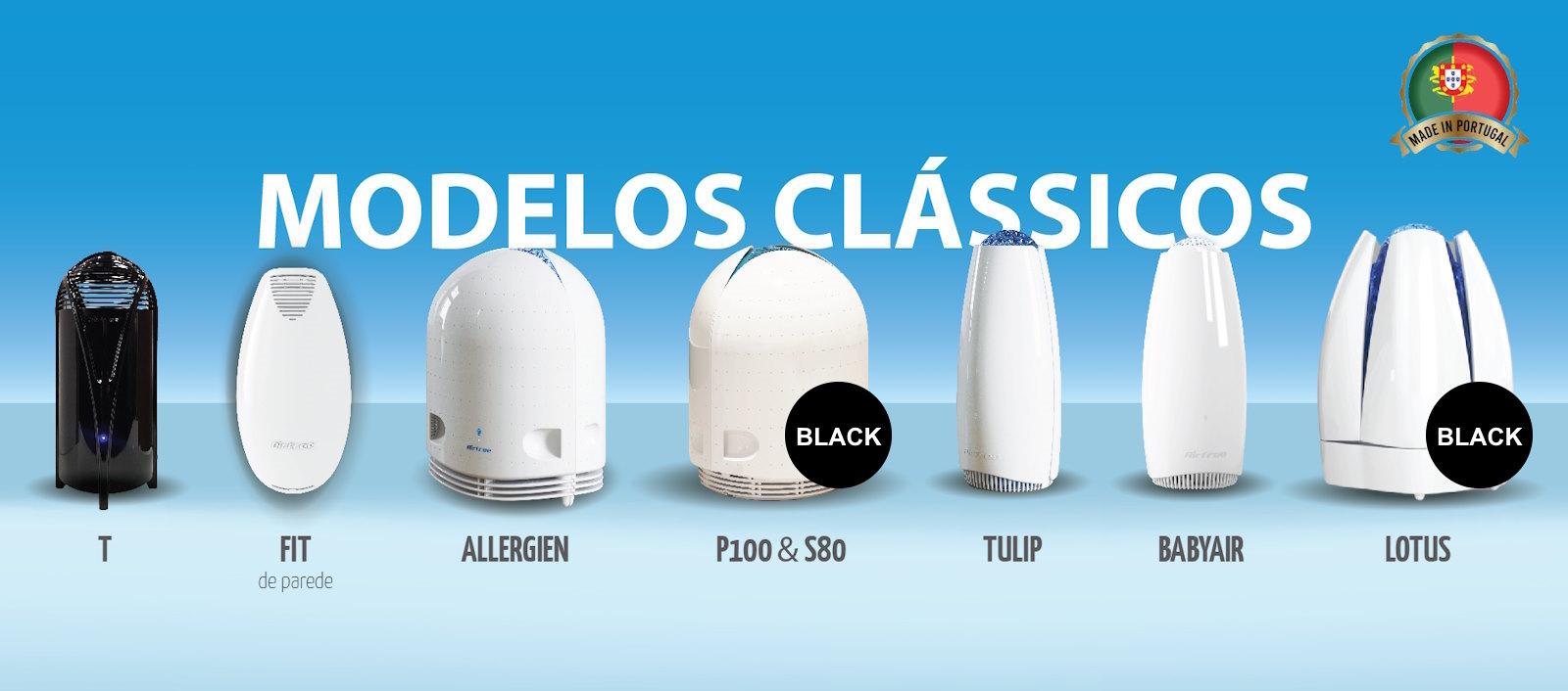 Modelos clássicos Airfree