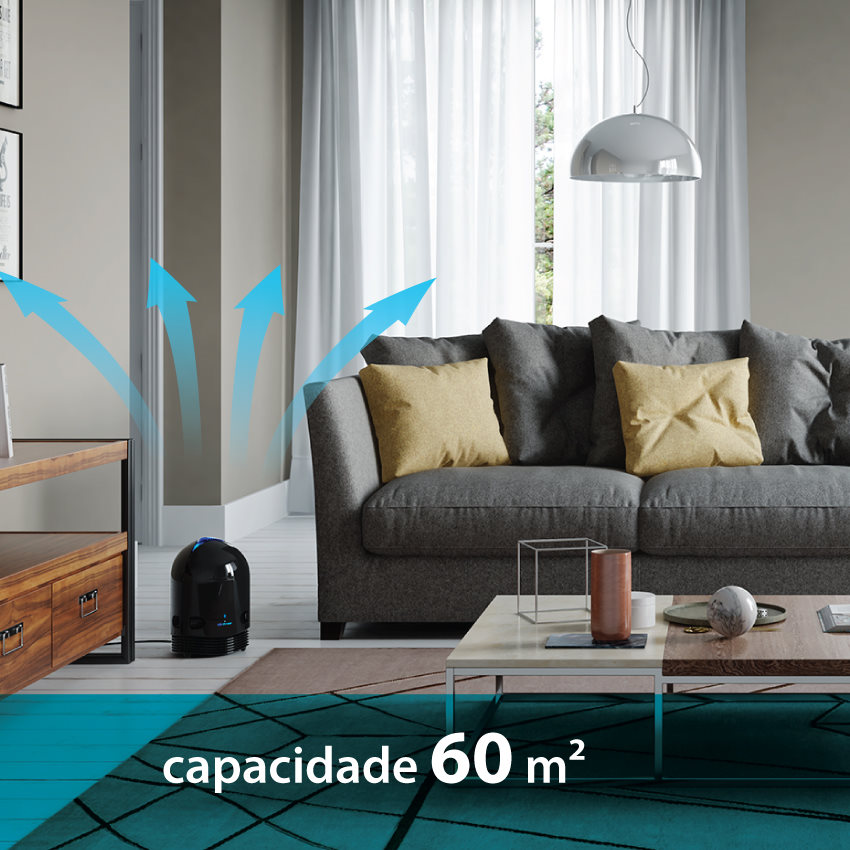 Airfree P150 tem capacidade para 60m2