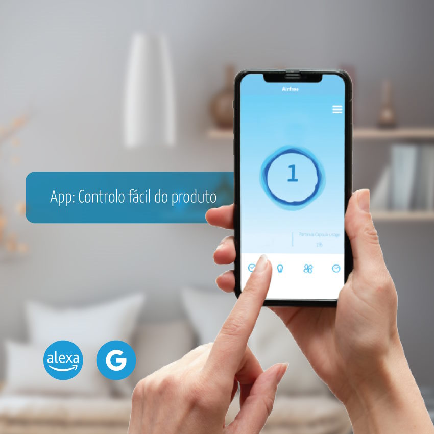 airfree lamp aplicacao mobile